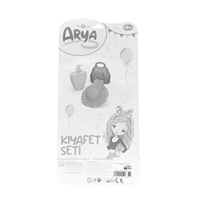 Arya Elbiseli Kıyafet Seti̇ Üçgen Desenli