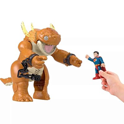 Imaginext Sesli ve Işıklı Superman Aksiyon Figürü Oyun Seti JDL07