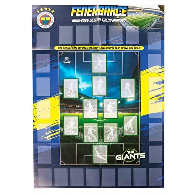 Fenerbahçe The Giants 2025-2026 Sezonu Poster ve Çıkartma Seti