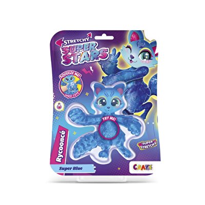 Superstars Super Blue Rycoonce Stretchy Figür