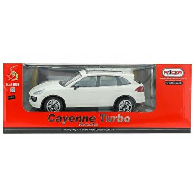 1:16 Ölçekli Uzaktan Kumandalı Beyaz Cayenne Turbo