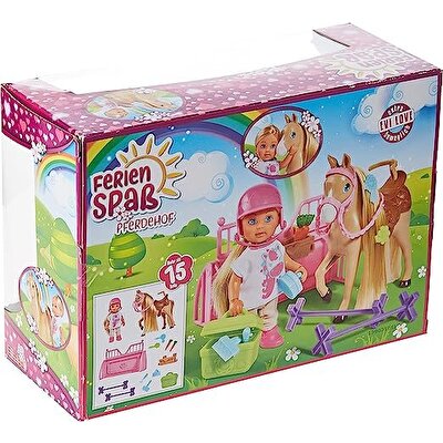 Evi Love Holiday Horse Aksesuarli Mavi̇ Çanta