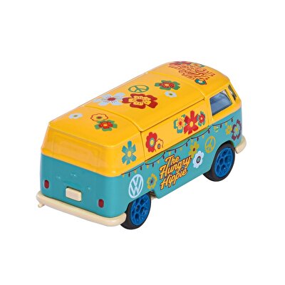 Majorette Volkswagen Deluxe Araba 1:64 Volkswagen T1 Sarı Mavi