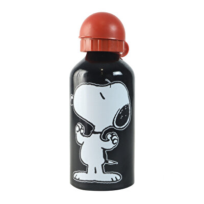 Snoopy 500ml Kahverengi Kapaklı Matara