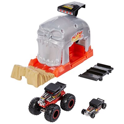 Hot Wheels Monster Trucks Fırlatıcılı Oyun Seti Bone Shaker GKY02