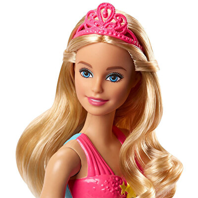 Barbie Dreamtopia Prenses Barbie Bebekler Gökkuşağı Etekli Sarışın FJC95
