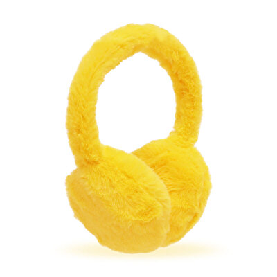 Peluş Kulaklık Sarı