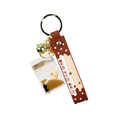 Sıvı Akrilik Anahtarlık Milk Bottle