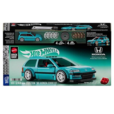 Hot Wheels Brick Speed Serisi Custom '90 Honda Civic  Araba 248 Parça JHF62