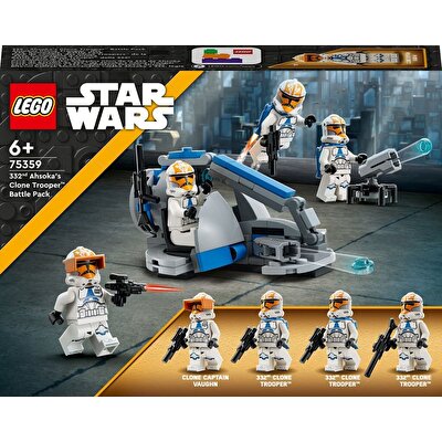 LEGO Star Wars 332. Ahsoka'nın Klon Trooper ı Savaş Paketi 75359