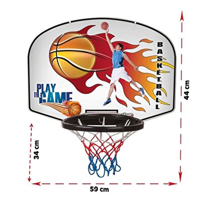 Askılı Süper Basketbol Seti