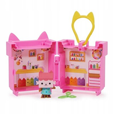 Gabby Dollhouse Klipsli Mini Oyun Seti Baby Box Cat
