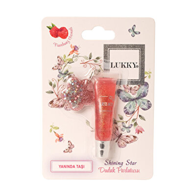 Lukky Simli Ahududu Aromalı Dudak Parlatıcısı