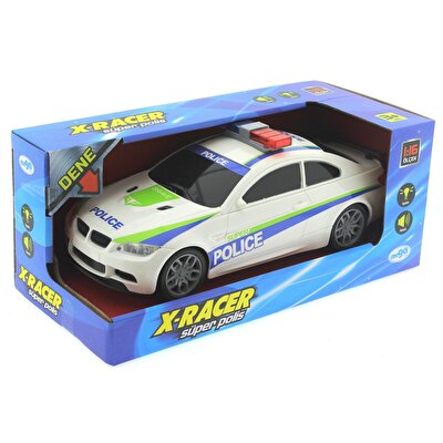 Sürtmeli Sesli ve Işıklı Polis Arabası JB001