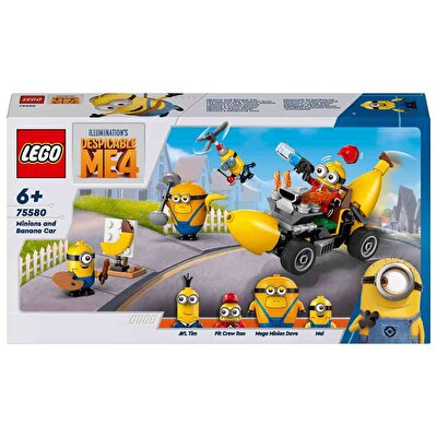 LEGO Despicable Me 4 Minyonlar ve Muz Araba 75580
