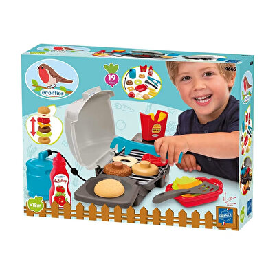 Ecoiffier Burger Barbekü Seti