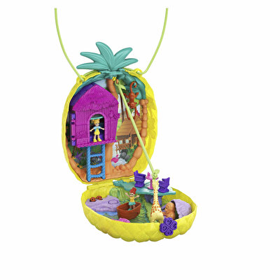 Polly Pocket Çanta Olabilen Micro Oyun Setleri Tropicool Pineapple GKJ64