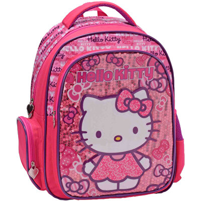 Hello Kitty Okul Çantası Pullu
