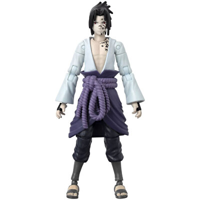Naruto Anime Sasuke Uchiha 4 Büyük Ninja Savaşı Figürü 16 cm