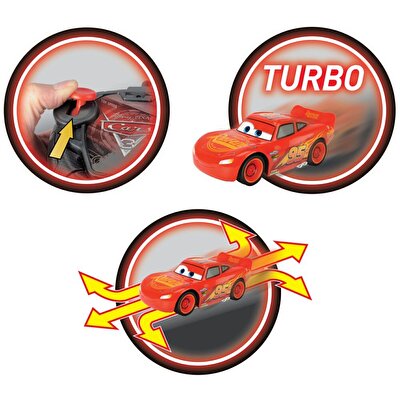 Cars 3 Uzaktan Kumandalı 1:24 Turbo Racer McQueen Araba