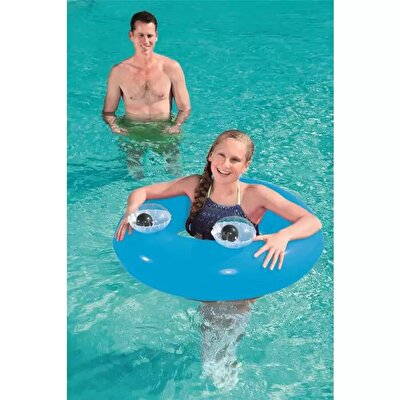 Bestway Gözlü Mavi Yüzme Simidi 91 Cm