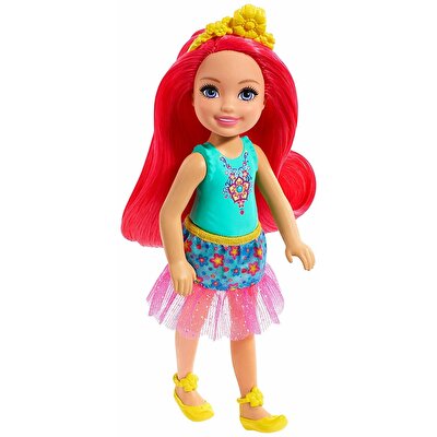 Barbie Dreamtopia Chelsea Prenses Bebekler Kırmızı Saçlı GJJ97