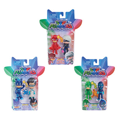 Pijamaskeliler İkili Figür (Biri Işıklı)