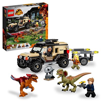 LEGO Jurassic World Pyroraptor ve Dilophosaurus Nakliyesi 76951