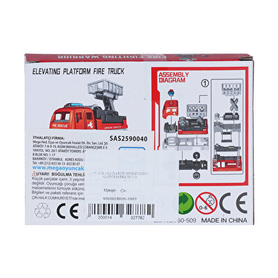 İtfaiye Araçları 50-509 Elevating Platform Fire Truck Maket