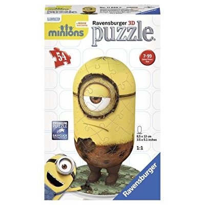 3D Puzball Minions Cro 54 Parça Puzzle