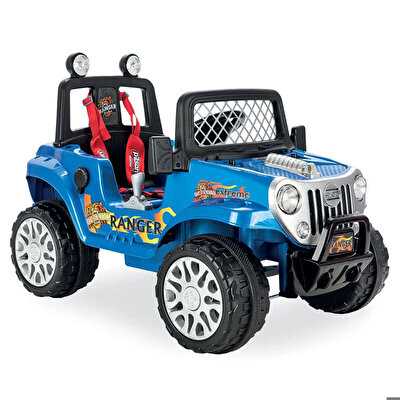 Pilsan Ranger 12 Volt Akülü Uzaktan Kumandalı Araba Metalik Mavi