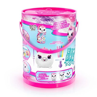 Airbrush Plush Sürpriz Squishy Paint Bucket Unicorn
