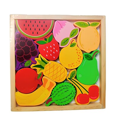 Ahşap 3D Yapboz Puzzle Sebzeler