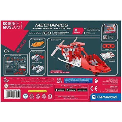 Clementoni Bilim ve Oyun: Mechanics Firefighting Helikopter
