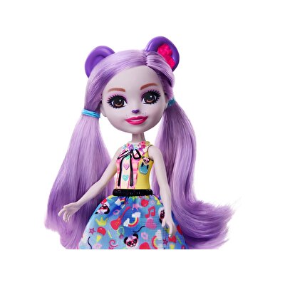 Enchantimals Popüler Karakter Bebekler Pemma Panda ve Clamber HNT58