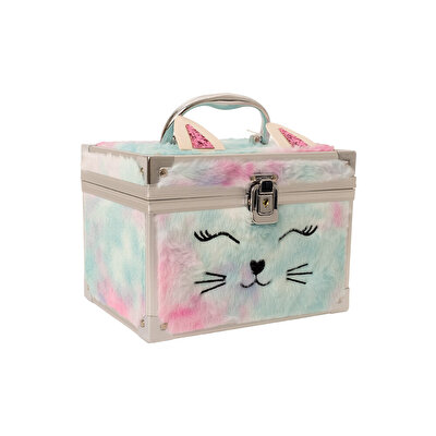 Lukky Kedili Peluş Makyaj Çantası