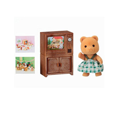 Sylvanian Families  Bear Sis TV Set