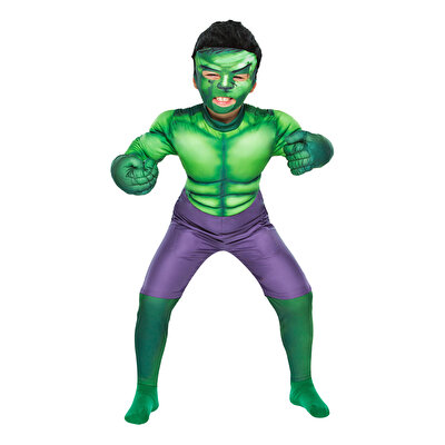 Yeşil Adam Basic Kostüm 10-12 Yaş