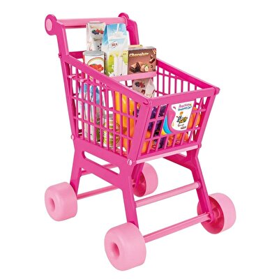 Pilsan Pratik Market Arabası Pembe