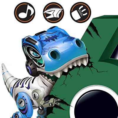 Işıklı ve Sesli Die Cast Mavi Dinozor