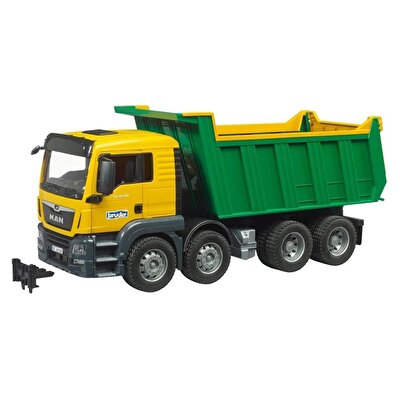 Bruder Man Tgs Damperli Kamyon (Sarı-Yeşil) BR03766