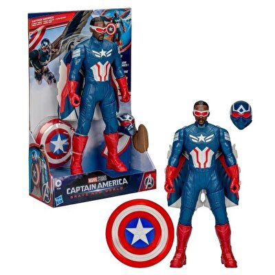 Marvel Studios Titan Hero Serisi Captain America Aksiyon Figür 22 Cm