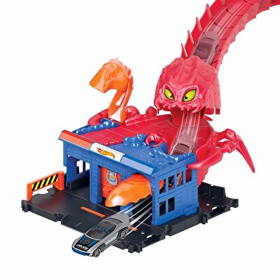 Hot Wheels Düşman Yaratıklar Oyun Seti Polis Karakolu HDR32