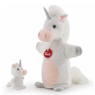 Trudi Puppet Mom ve Baby Unicorn 29864