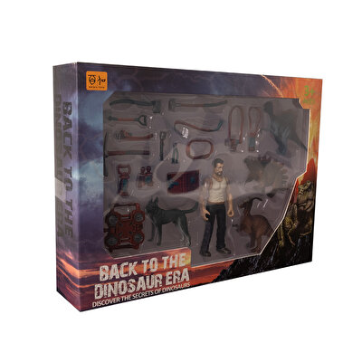 Erkek Figürlü Dinozor Seti