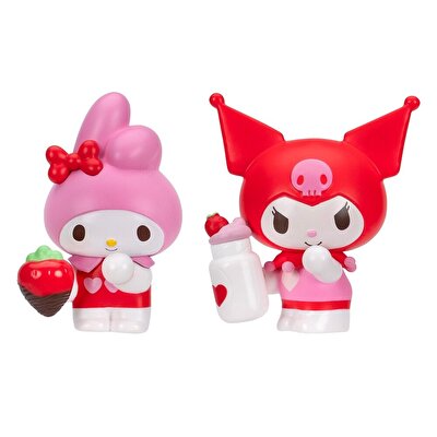 Hello Kitty Kalpten Kalbe 2’li Figür Seti My Melody - Kuromi