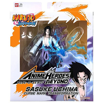 Naruto Anime Sasuke Uchiha 4 Büyük Ninja Savaşı Figürü 16 cm