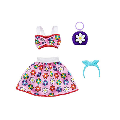 Barbie'nin Kıyafet Koleksiyonu Çiçek Desenli HJT21