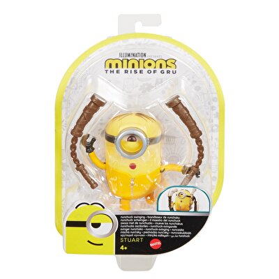 Minions 10 cm Hareketli Film Figürleri - Nançakulu Stuart GMD96