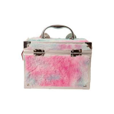 Lukky Kedili Peluş Makyaj Çantası